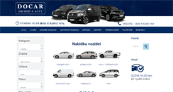 Desktop Screenshot of docar.cz